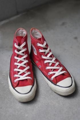 70s MADE IN USA コンバースHI 当布サイドステッチ 24.5cm - Lubb - Vintage&Used (レディースヴィンテージ 古着通販) 70s MADE IN USA コンバースHI 当布サイドステッチ 24.5cm - Lubb - Vintage&Used (レディースヴィンテージ 古着通販)