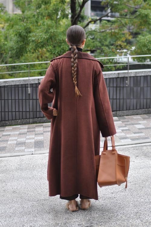 JILSANDER(ジルサンダー) アンゴラチチェスターコート ボルドー JILSANDER(ジルサンダー) アンゴラチチェスターコート ボルドー