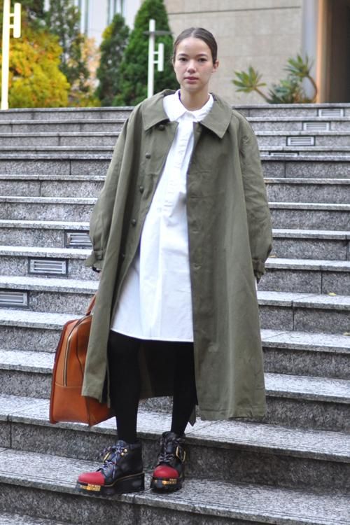 【デッドストック・レディース】60sフランス軍 コート ヴィンテージ MILITARY 実物 新品 フランス軍 1960年代製 ヴィンテージワークコート