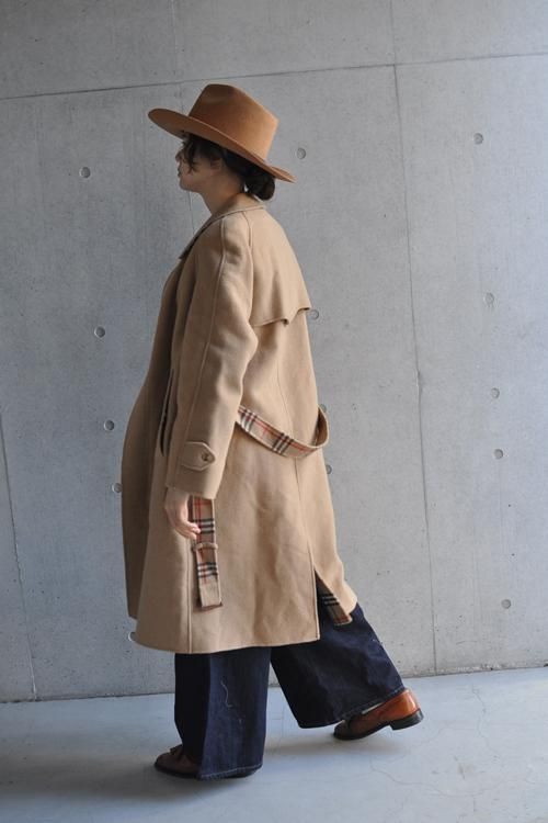 Burberrys ウールコート ダブルフェイス リサイズBurberrys(バーバリー)ダブルフェイスウールコート - Lubb