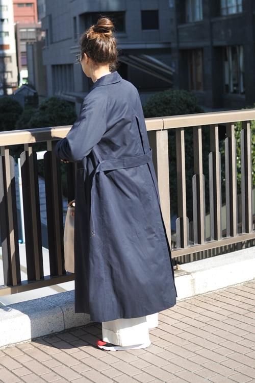 Burberrys(バーバリー)バックダーツステンカラーコート NAVY Burberrys(バーバリー)バックダーツステンカラーコート NAVY