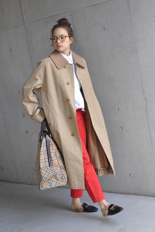 リサイズ Burberrys(バーバリー)ステンカラーコートキャメル襟JM