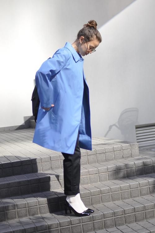 MACKINTOSH(マッキントッシュ)ゴム引きコート ブルー - Lubb MACKINTOSH(マッキントッシュ)ゴム引きコート ブルー - Lubb