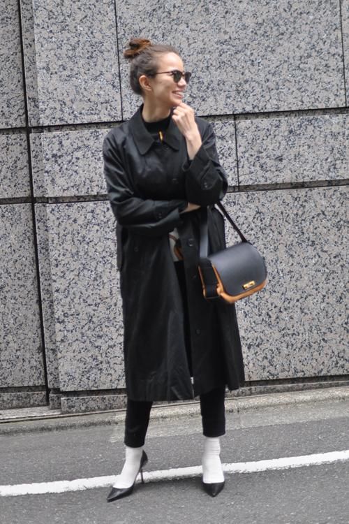 Burberrys(バーバリー)ステンカラーコートブラック BB - Lubb Burberrys(バーバリー)ステンカラーコートブラック BB - Lubb