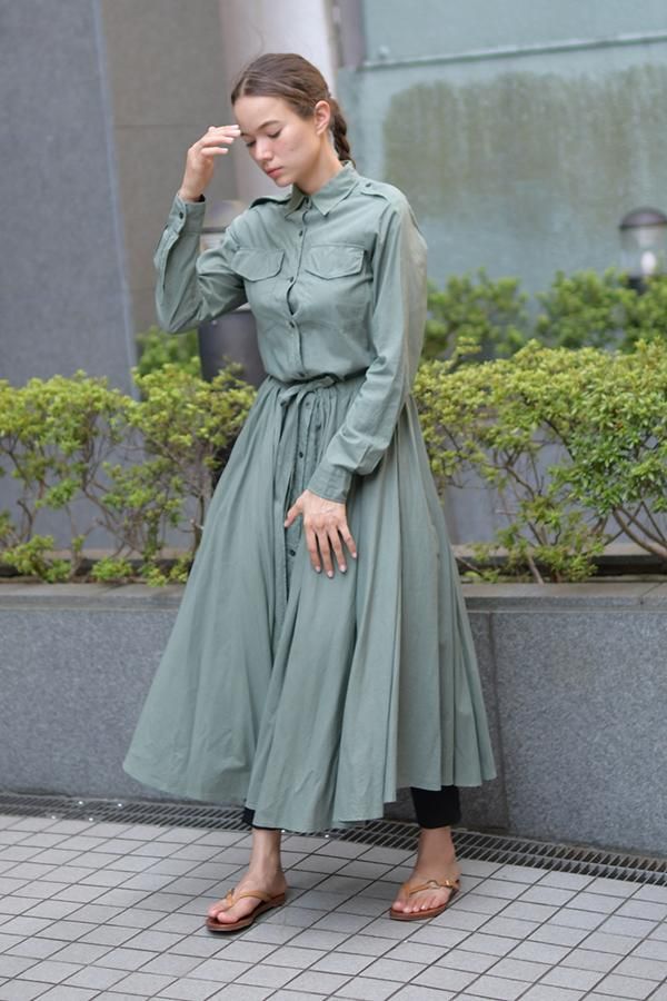DRIES VAN NOTEN(ドリスヴァンノッテン）シャツワンピース