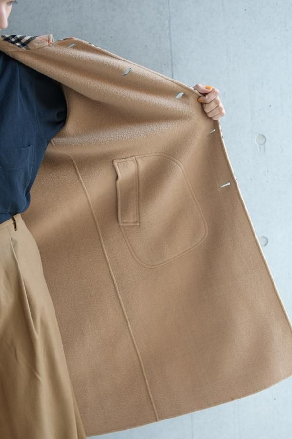 90's Burberrys美品 ♥リバーシブル ウールコート ♥ヴィンテージ バーバリーズ Burberrys 90s ヴィンテージ チェスターコート ロング