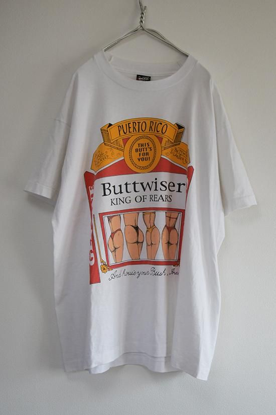 古着 90s Buttwiser KING OF REARS おしり Budweiser