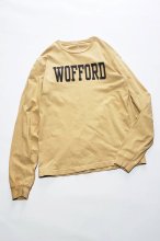WOFFORD カレッジロゴ カットソー BEG