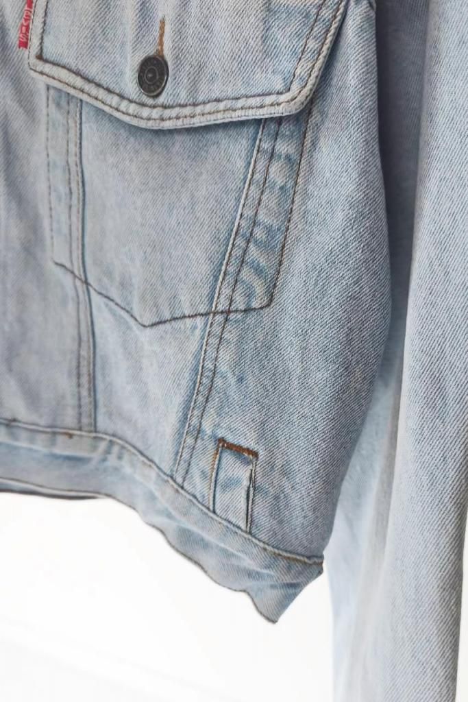 雰囲気◎ Levi's WORKERS 90s ヴィンテージ 短丈デニムブルゾン 90s Levis ショート丈デニム - Lubb - Vintage&Used