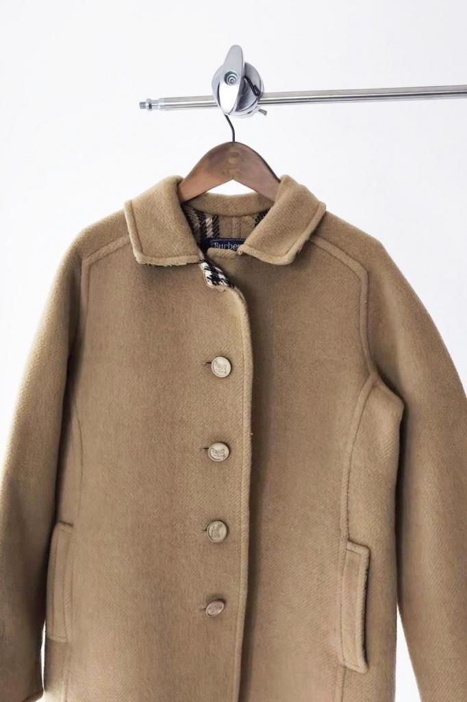 Burberry バーバリー 一枚袖 ウールコート - Lubb - Vintage&Used