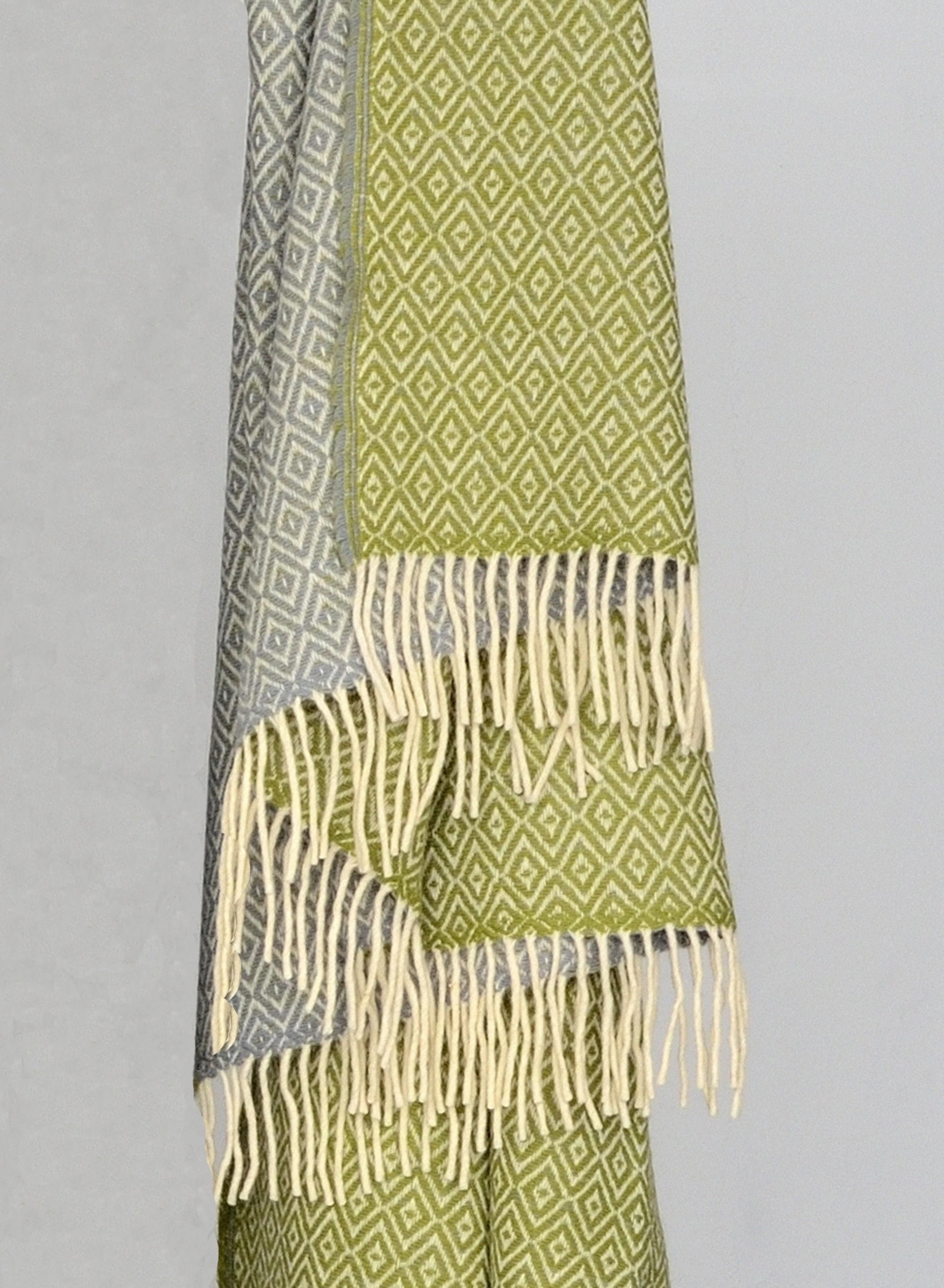 シ・コラサォン ウールブランケット ダイヤモンドバイフェイス - &amp