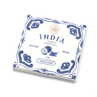 フェイトリア・ド・カカオ | ダークチョコレート INDIA72% + mandarin orange & cayenne papper