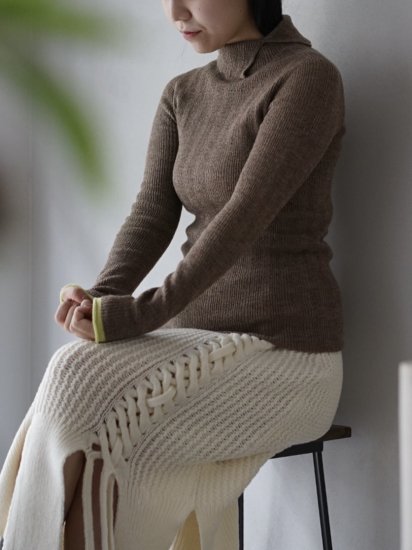 bonnie knit（2カラー）_malamute - This___ ONLINESHOP