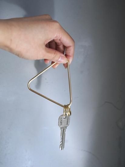 【新品未使用】＜BYOKA＞キーリング ホルダー GL Keyring holder Rhodium - BYOKA