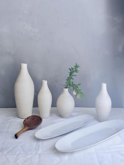 フラワーベース（4タイプ）_3RD CERAMICS - This___ ONLINESHOP