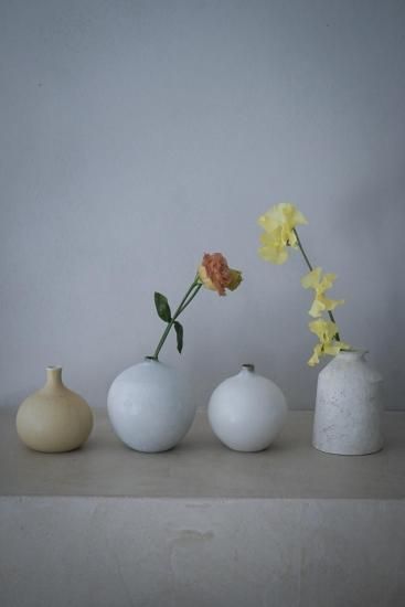 花瓶    一輪挿し KINTO キントー SACCO ベース 磁器 02 （ 花瓶 一輪挿し
