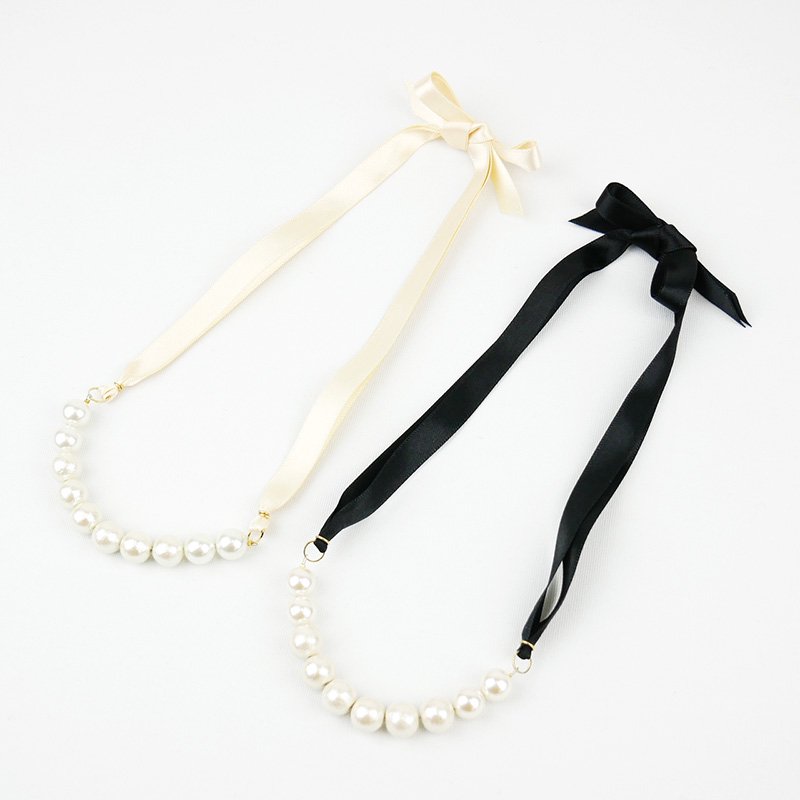 ARCH&LINE】COTTON PEARL NECKLESS (AL711009）(AL711009)