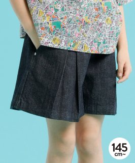 DENIM CULOTTE ［145-155cm］<img class='new_mark_img2' src='https://img.shop-pro.jp/img/new/icons20.gif' style='border:none;display:inline;margin:0px;padding:0px;width:auto;' />