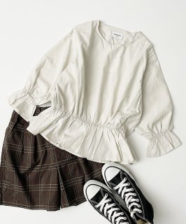 OUTLET DRAWSTRING BLOUSE<img class='new_mark_img2' src='https://img.shop-pro.jp/img/new/icons20.gif' style='border:none;display:inline;margin:0px;padding:0px;width:auto;' />