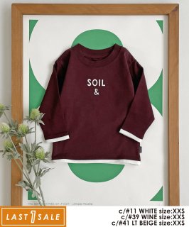 OUTLET 《環境配慮素材》OUTLET OG CLEAR COTTON  SOIL TEE オーガニックコットン ［80-145cm］ <img class='new_mark_img2' src='https://img.shop-pro.jp/img/new/icons20.gif' style='border:none;display:inline;margin:0px;padding:0px;width:auto;' />