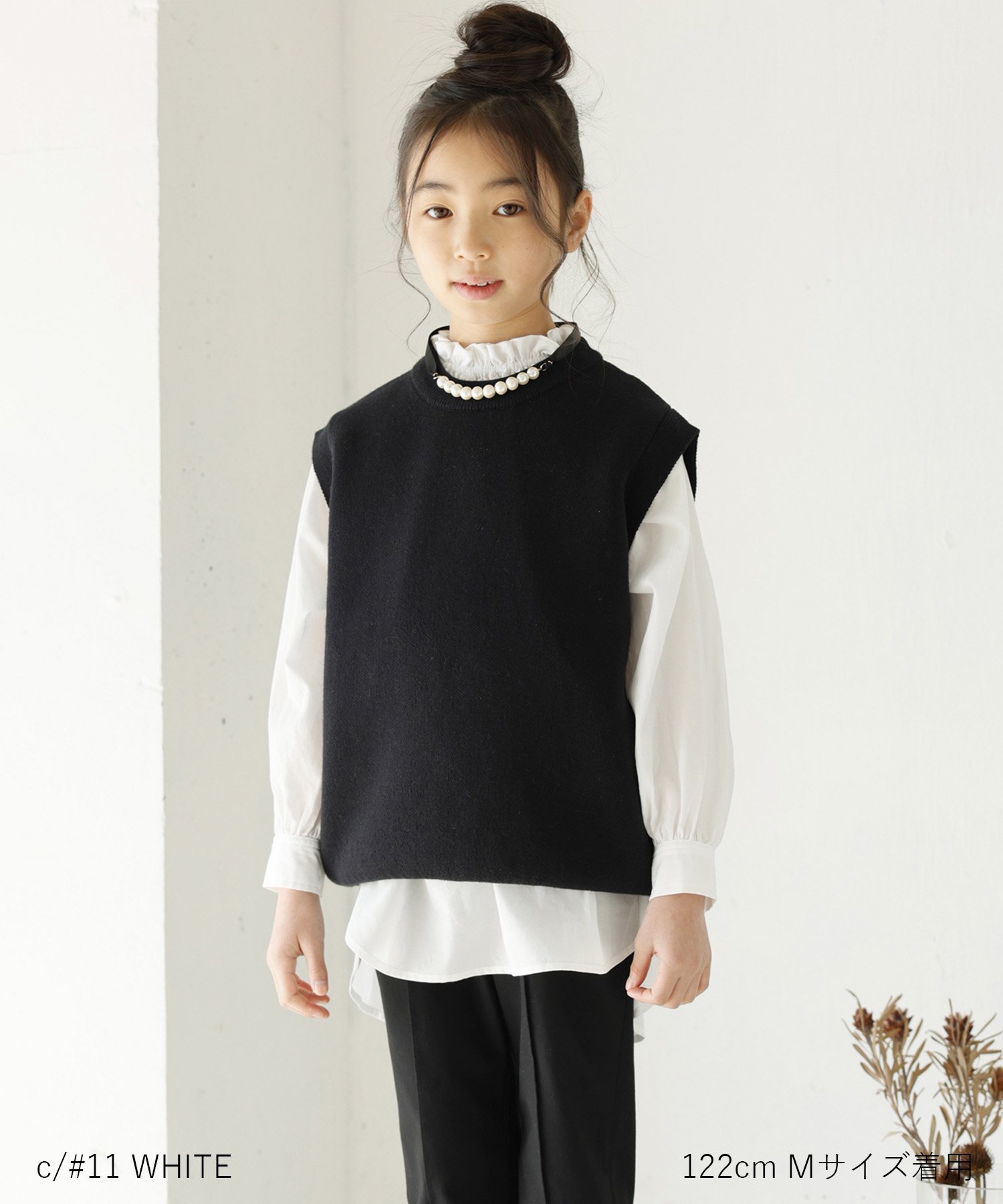 ARCH&LINE】 2WAY FRILL BLOUSE(AL212107)