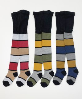 OUTLET [MARCOMONDE] WOOL BORDER TIGHTS ボーダー柄 ウール混タイツ [13-21cm]<img class='new_mark_img2' src='https://img.shop-pro.jp/img/new/icons20.gif' style='border:none;display:inline;margin:0px;padding:0px;width:auto;' />