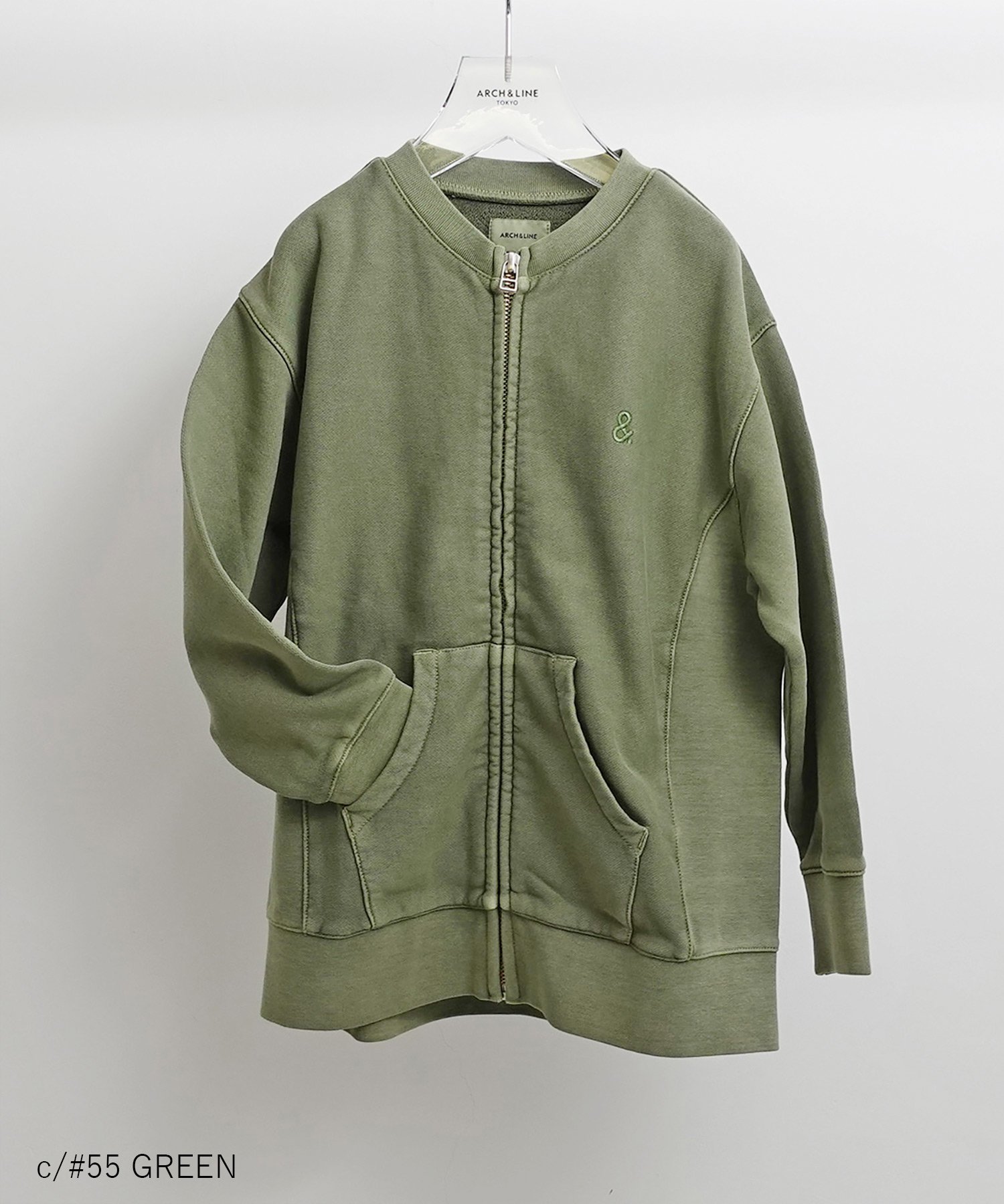 ARCH&LINE】OG CANVAS TERRY LOOP CARDIGAN［100-145cm］(AL222319)