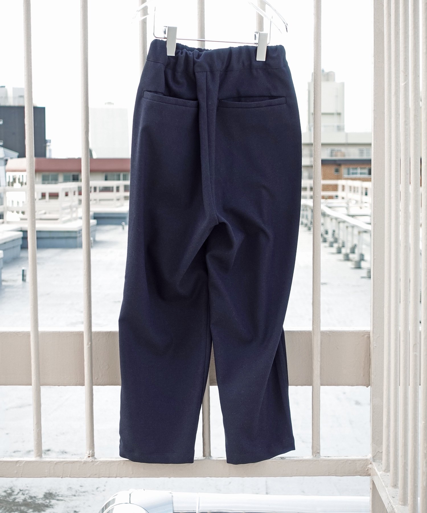 ARCH&LINE】《環境配慮素材》FLANNEL EASY PANTS［145-175cm］(AL232403-1)