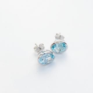 ショッピング大人気 シルバー銀 天然トパーズTopaz 指輪 イヤリング