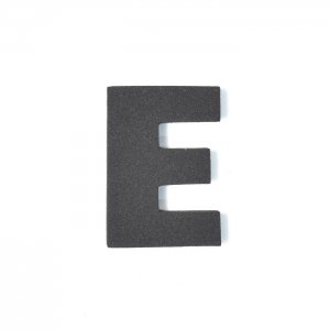 EVAアルファベット E ブラック