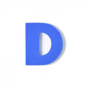 EVAアルファベット D ブルー
