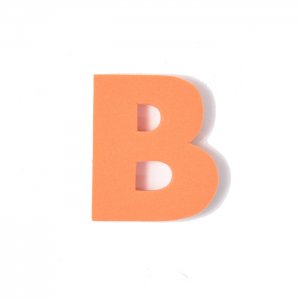 EVAアルファベット B オレンジ