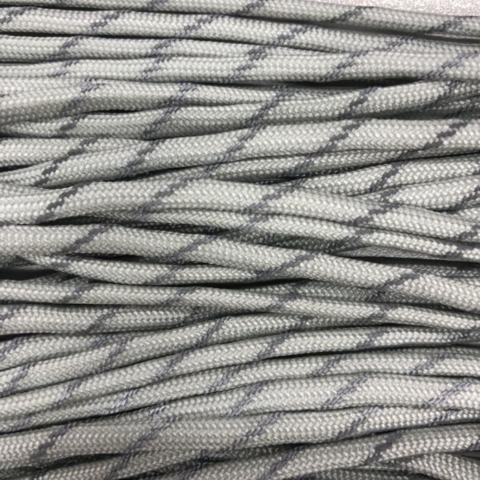 パラコード【シルバー・リフレクト付】 【1足分・3m】