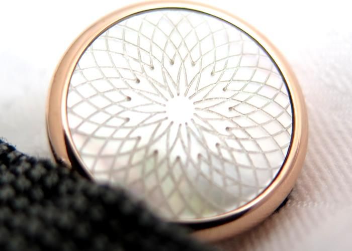 TATEOSSIAN（タテオシアン） ロトンドギローシュカフス（ローズ