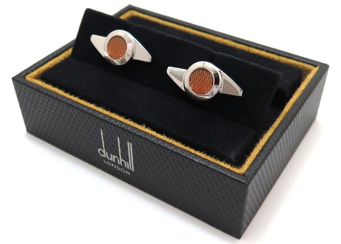 dunhill(ダンヒル) ウィングナットカフス(ピンクラッカー dunhill(ダンヒル) ウィングナットカフス(ピンクラッカー