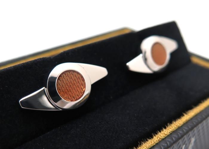 dunhill(ダンヒル) ウィングナットカフス(ピンクラッカー dunhill(ダンヒル) ウィングナットカフス(ピンクラッカー
