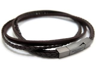 tac101 タテオシアン×自遊花人コラボ 水引カフス シルバー×ブラック 黒 BRACELET （ブレスレット） / TATEOSSIAN - ワールド