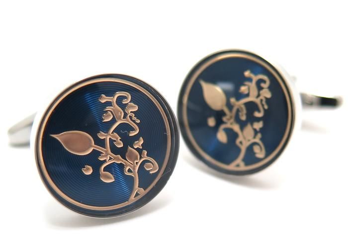 NO BRANDʥΡ֥ɡ CIRCULAR PICTURE CUFFLINKS TYPE:VEGETATION 顼ԥ㡼ե(ʪ)β