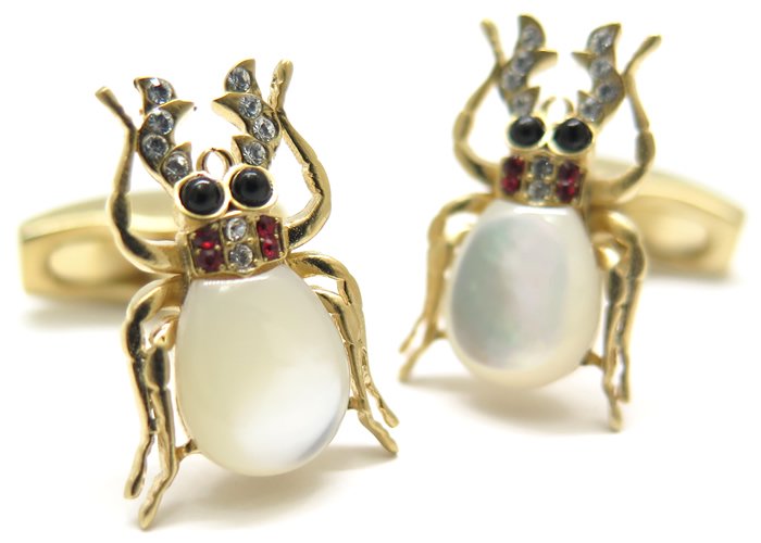 SIMON CARTER サイモンカーター VICTORIANA BEETLE CUFFLINKS