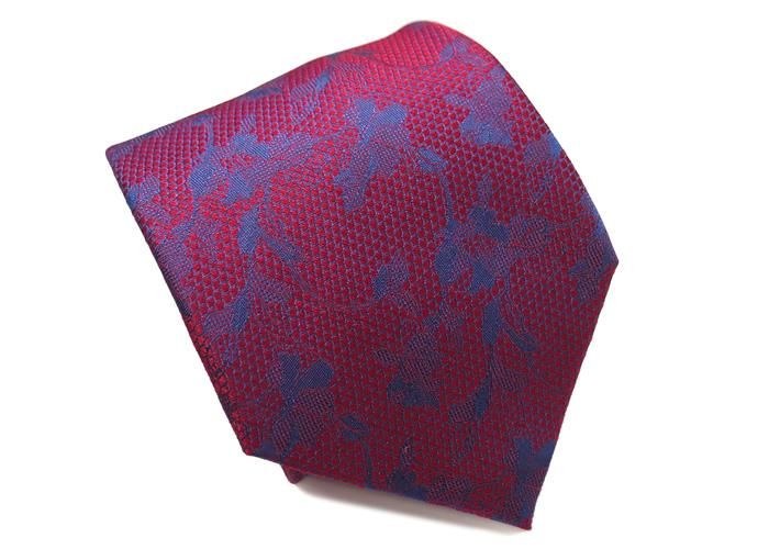 Simon Carter サイモンカーター Floral Lace Red Silk Tie フローラル レース シルク ネクタイ レッド