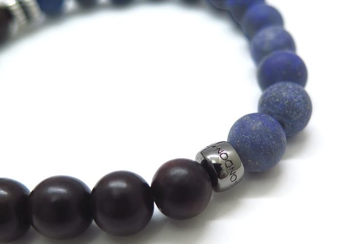 TATEOSSIAN タテオシアン BEADS SILVER GEAR TRIO SEMI PRECIOUS ONYX