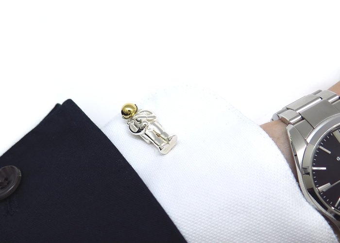 S.T.Dupont エス・テー・デュポン ASTRONAUT CUFFLINKS 宇宙飛行士カフス