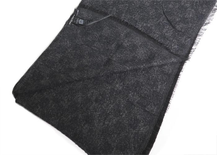 EMPORIO ARMANI ポンチョ カシミヤ混 ウール ショールカラー 黒 EMPORIO ARMANI ポンチョ カシミヤ混 ウール ショールカラー 黒