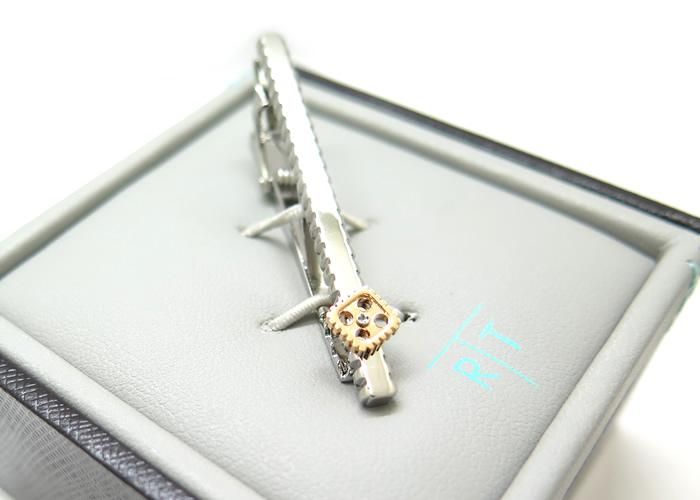 TATEOSSIAN タテオシアン ELEMENTS GEAR PALLADIUM TIE CLIPS