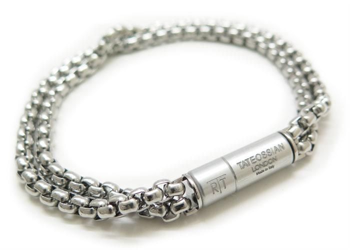 TATEOSSIAN タテオシアン POP ELEMENTS 4MM STEEL BRACELET　 ポップエレメント4mmブレスレット（スティール）（Mサイズ）