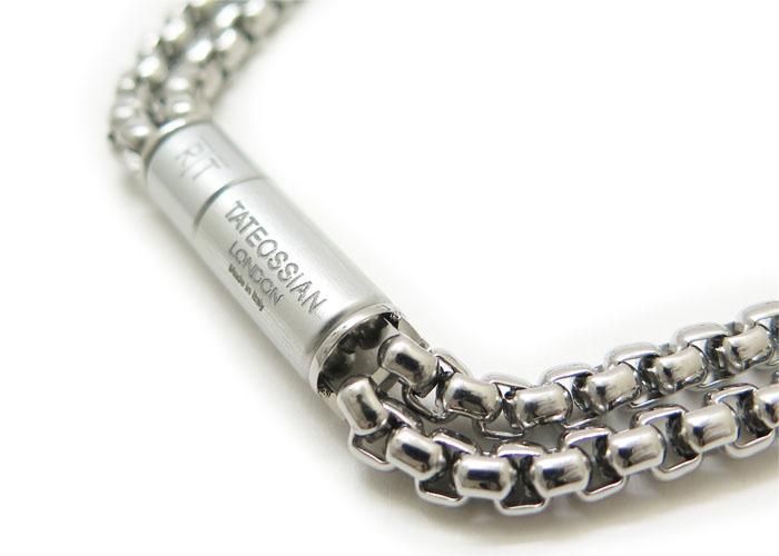 TATEOSSIAN タテオシアン POP ELEMENTS 4MM STEEL BRACELET