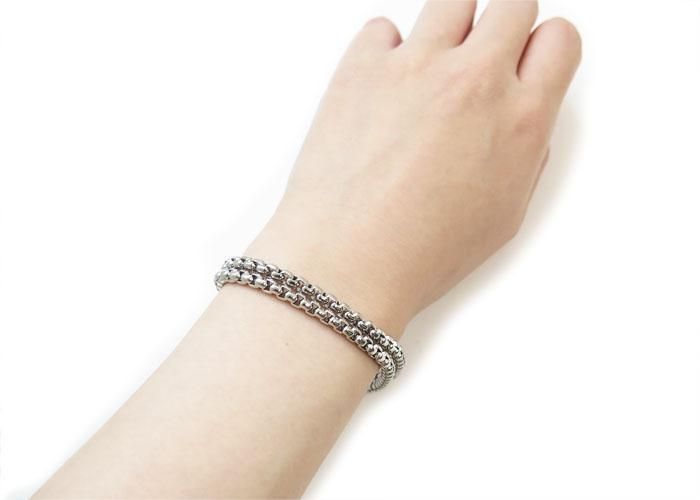 希少！TATEOSSIAN タテオシアン ブレスレット TATEOSSIAN タテオシアン POP ELEMENTS 4MM STEEL BRACELET