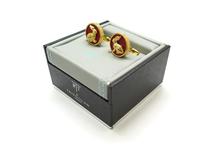 TATEOSSIAN タテオシアン ZODIAC RABBIT RED & YELLOW GOLD
