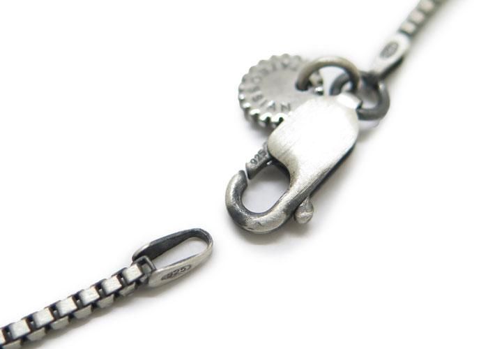TATEOSSIAN タテオシアン SILVER MINI CLICK FETTUCCINE LEATHER