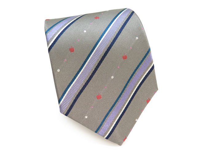 2023AWモデル】SIMON CARTER サイモンカーター APPLE GREY SILK TIE